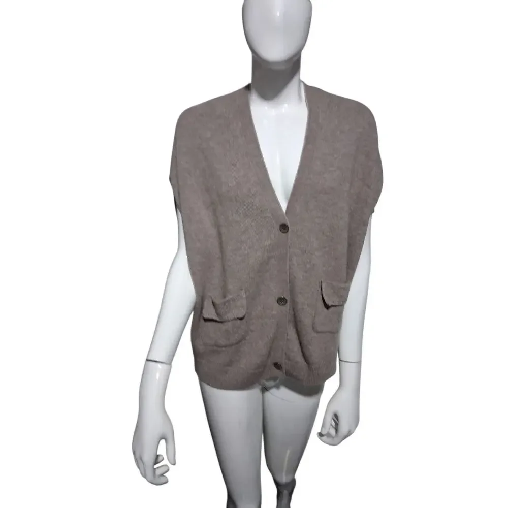 G Studio Korean Womens‎ size 66 Medium Wool Cashmere Quiet Luxury Casual Sweater